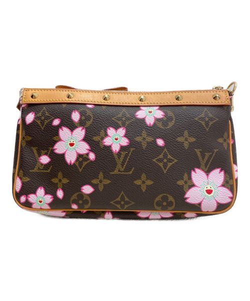 LOUIS VUITTON（ルイ ヴィトン）LOUIS VUITTON (ルイ ヴィトン) チェリーブロッサム ポシェット アクセソワール ブラウン サイズ:-の古着・服飾アイテム