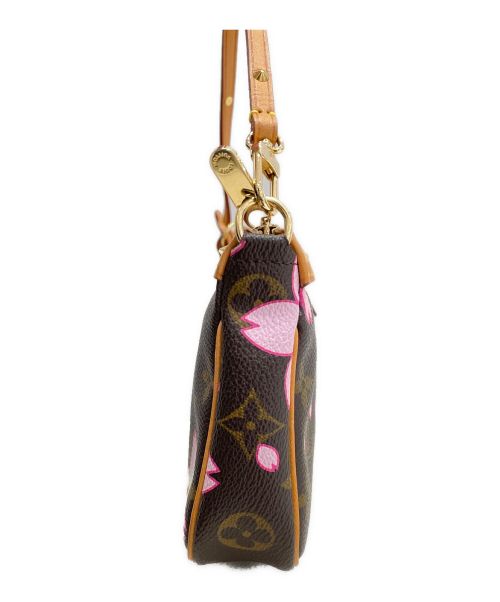 LOUIS VUITTON（ルイ ヴィトン）LOUIS VUITTON (ルイ ヴィトン) チェリーブロッサム ポシェット アクセソワール ブラウン サイズ:-の古着・服飾アイテム