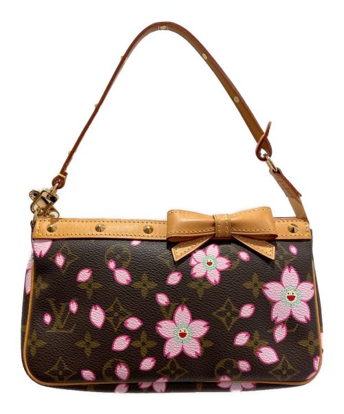 LOUIS VUITTON（ルイ ヴィトン）LOUIS VUITTON (ルイ ヴィトン) チェリーブロッサム ポシェット アクセソワール ブラウン サイズ:-の古着・服飾アイテム
