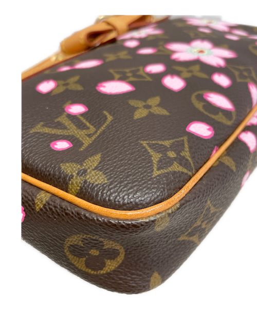 LOUIS VUITTON（ルイ ヴィトン）LOUIS VUITTON (ルイ ヴィトン) チェリーブロッサム ポシェット アクセソワール ブラウン サイズ:-の古着・服飾アイテム