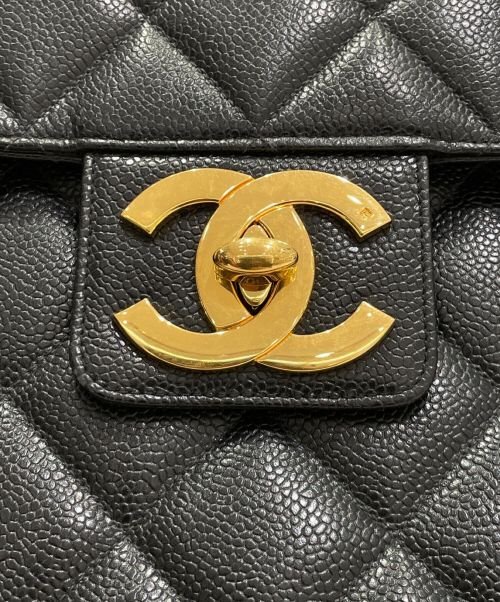 CHANEL（シャネル）CHANEL (シャネル) キャビアブリーフケース ブラック サイズ:-の古着・服飾アイテム