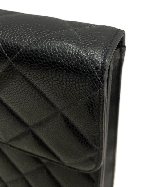 CHANEL（シャネル）CHANEL (シャネル) キャビアブリーフケース ブラック サイズ:-の古着・服飾アイテム
