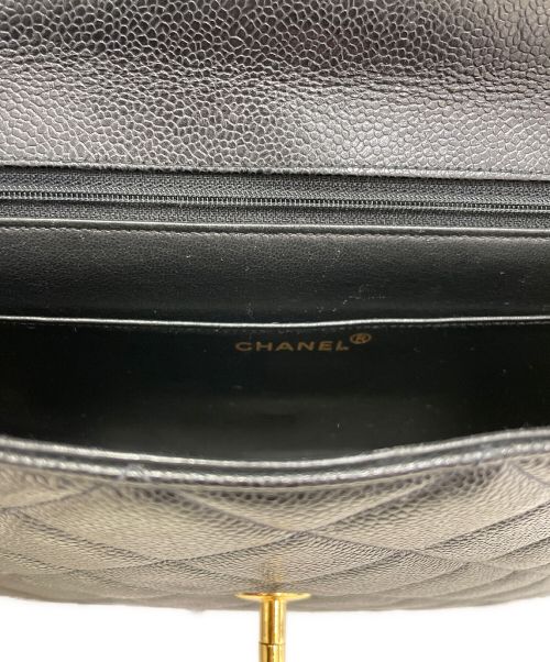 CHANEL（シャネル）CHANEL (シャネル) キャビアブリーフケース ブラック サイズ:-の古着・服飾アイテム