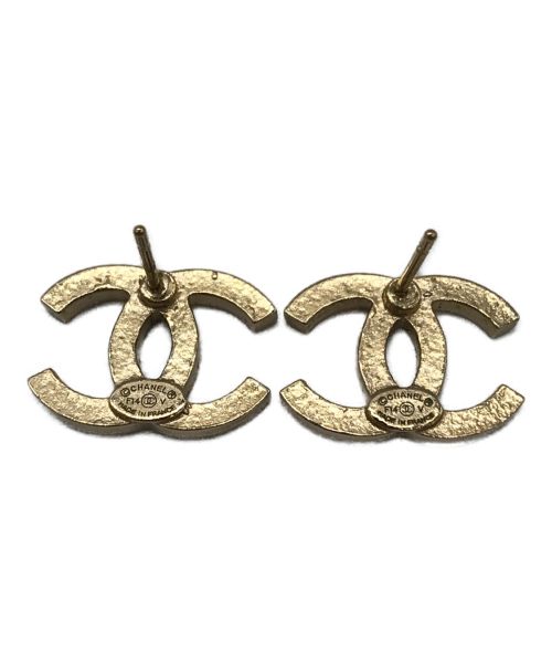 CHANEL（シャネル）CHANEL (シャネル) ストーン付ピアス シルバー サイズ:-の古着・服飾アイテム