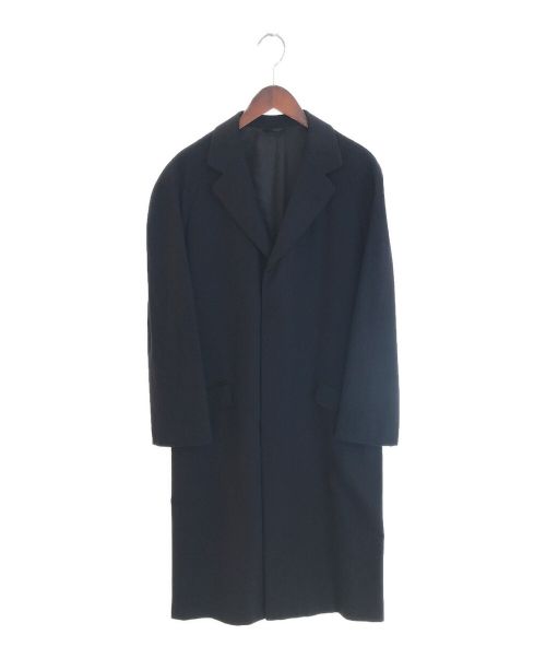HERMES（エルメス）HERMES (エルメス) カシミヤチェスターコート ネイビー サイズ:-の古着・服飾アイテム