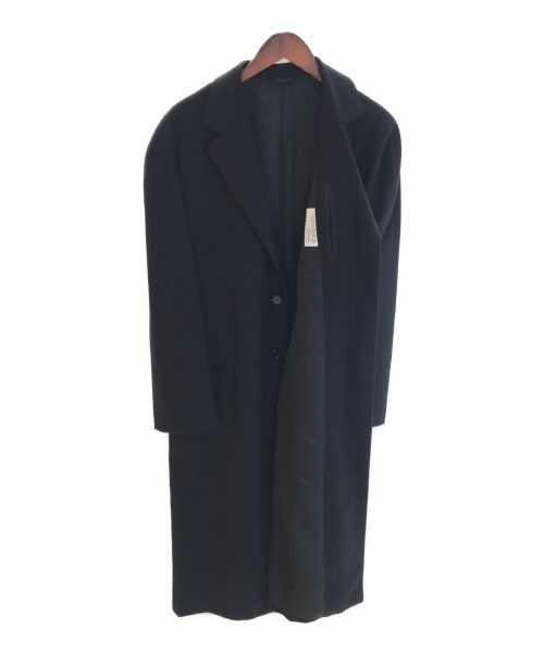 HERMES（エルメス）HERMES (エルメス) カシミヤチェスターコート ネイビー サイズ:-の古着・服飾アイテム