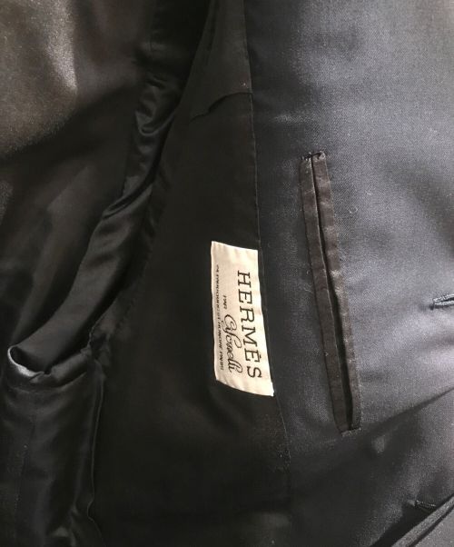 HERMES（エルメス）HERMES (エルメス) チェスターコート ネイビー サイズ:-の古着・服飾アイテム