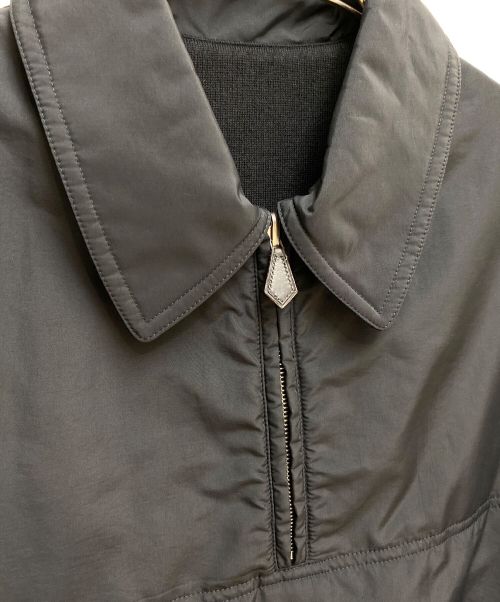 HERMES（エルメス）HERMES (エルメス) プルオーバーリバーシブルジャケット ブラック サイズ:50の古着・服飾アイテム