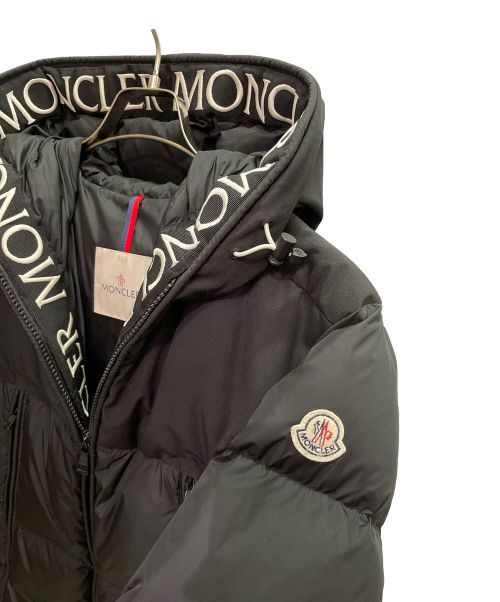 MONCLER（モンクレール）MONCLER (モンクレール) ロゴ切替ダウンジャケット MONTCLAR モンクラー ブラック サイズ:3の古着・服飾アイテム