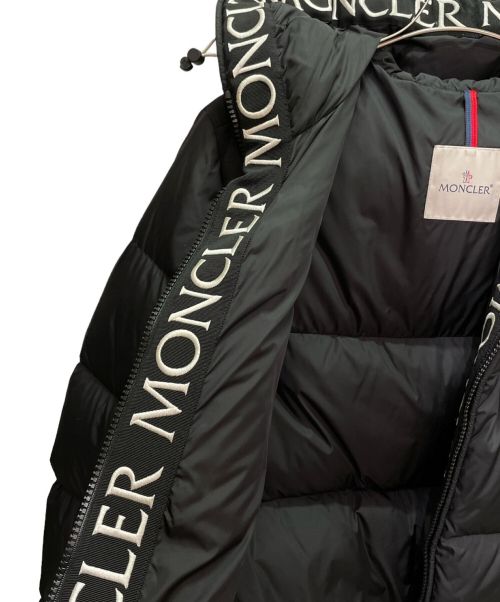 MONCLER（モンクレール）MONCLER (モンクレール) ロゴ切替ダウンジャケット MONTCLAR モンクラー ブラック サイズ:3の古着・服飾アイテム