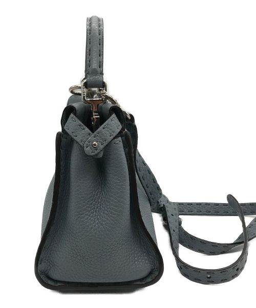 FENDI（フェンディ）FENDI (フェンディ) ミニピーカブーショルダーバッグ スカイブルーの古着・服飾アイテム