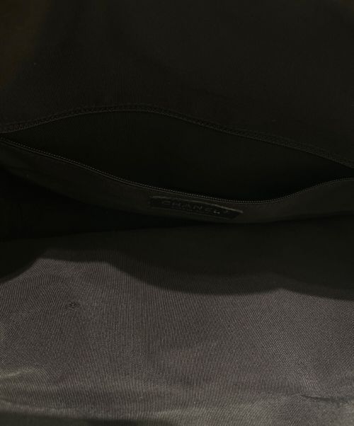 CHANEL（シャネル）CHANEL (シャネル) Vステッチレザーハンドバッグ ブラック サイズ:-の古着・服飾アイテム