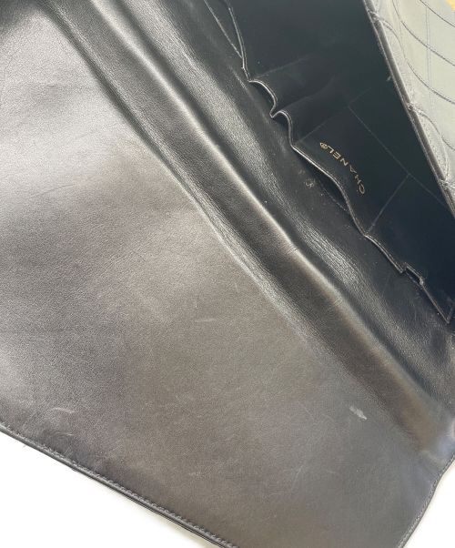 CHANEL（シャネル）CHANEL (シャネル) レザーブリーフケース ブラック サイズ:-の古着・服飾アイテム