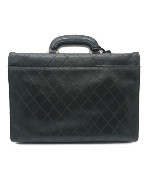 CHANEL（シャネル）CHANEL (シャネル) レザーブリーフケース ブラック サイズ:-の古着・服飾アイテム