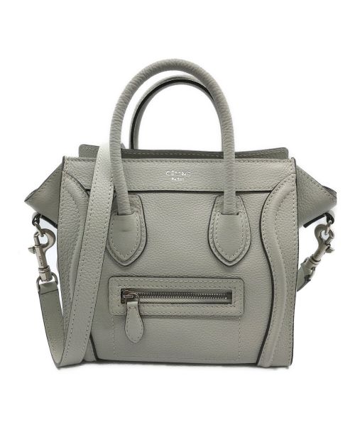 CELINE（セリーヌ）CELINE (セリーヌ) ショルダーバッグ ライトグレー サイズ:-の古着・服飾アイテム
