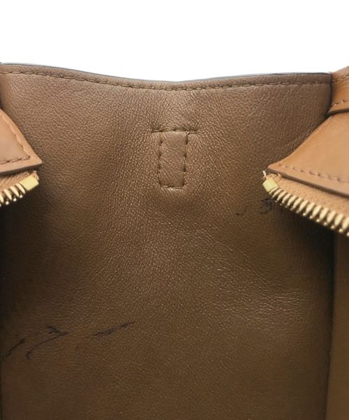 CELINE（セリーヌ）CELINE (セリーヌ) ナノショッパー ブラウン×ブラック×ホワイト サイズ:-の古着・服飾アイテム