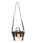 CELINE (セリーヌ) ナノショッパー ブラウン×ブラック×ホワイト サイズ:-：128000円