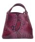 GUCCI (グッチ) ソーホー パイソンショルダーハンドバッグ ピンク サイズ:-：99800円