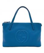 GUCCIグッチ）の古着「ソーホー ハンドバッグ」｜スカイブルー
