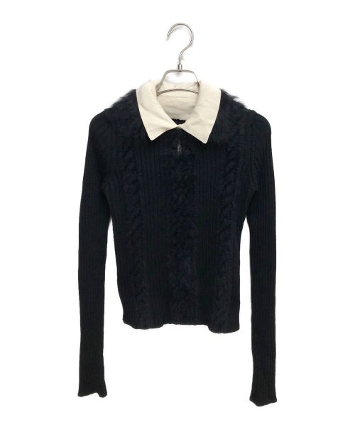 CHANEL（シャネル）CHANEL (シャネル) ドッキングニット ブラック サイズ:-の古着・服飾アイテム