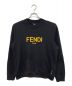 FENDI（フェンディ）の古着「ロゴスウェット」｜ブラック