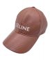 CELINE（セリーヌ）の古着「21AW レザー6パネルキャップ」｜ブラウン