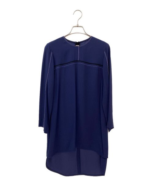 MARNI（マルニ）MARNI (マルニ) チュニックブラウス ネイビー サイズ:40の古着・服飾アイテム