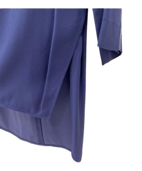 MARNI（マルニ）MARNI (マルニ) チュニックブラウス ネイビー サイズ:40の古着・服飾アイテム