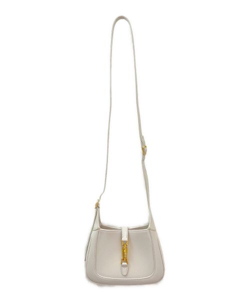 GUCCI（グッチ）GUCCI (グッチ) 1961 ミニ ホーボー 2way ハンド ショルダー ホワイト サイズ:-の古着・服飾アイテム