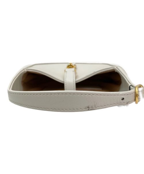 GUCCI（グッチ）GUCCI (グッチ) 1961 ミニ ホーボー 2way ハンド ショルダー ホワイト サイズ:-の古着・服飾アイテム