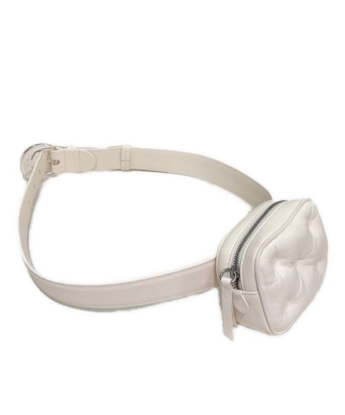 Maison Margiela（メゾンマルジェラ）Maison Margiela (メゾンマルジェラ) グラムスラム ミニベルトバッグ ホワイト サイズ:-の古着・服飾アイテム