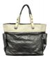 CHANEL (シャネル) ナイロン切替ハンドバッグ シルバー サイズ:-：59800円