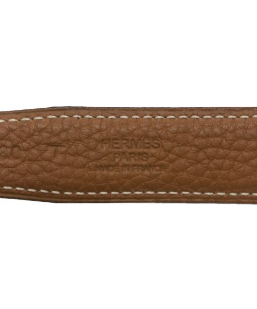 HERMES（エルメス）HERMES (エルメス) メドール レザーベルト ブラック サイズ:80の古着・服飾アイテム