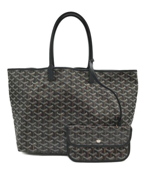 GOYARD（ゴヤール）GOYARD (ゴヤール) サンルイPM ブラック×ブラウン サイズ:-の古着・服飾アイテム