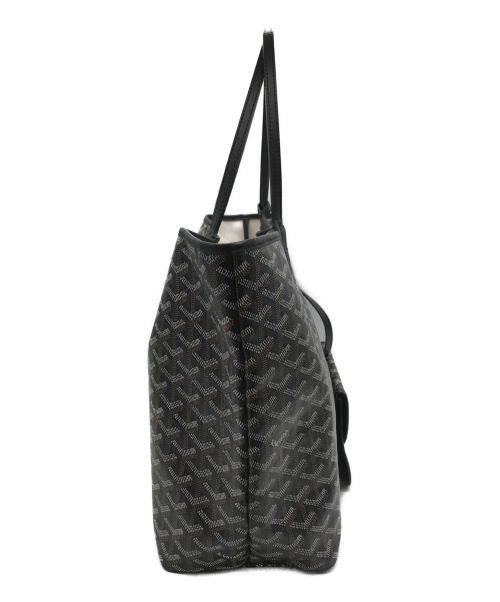 GOYARD（ゴヤール）GOYARD (ゴヤール) サンルイPM ブラック×ブラウン サイズ:-の古着・服飾アイテム