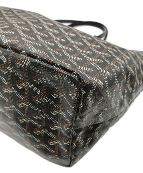 GOYARD（ゴヤール）GOYARD (ゴヤール) サンルイPM ブラック×ブラウン サイズ:-の古着・服飾アイテム
