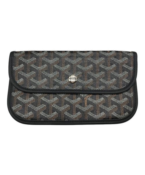 GOYARD（ゴヤール）GOYARD (ゴヤール) サンルイPM ブラック×ブラウン サイズ:-の古着・服飾アイテム