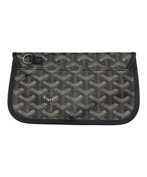 GOYARD（ゴヤール）GOYARD (ゴヤール) サンルイPM ブラック×ブラウン サイズ:-の古着・服飾アイテム