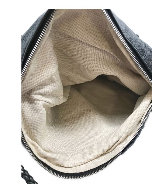 GUCCI（グッチ）GUCCI (グッチ) レザーリュック ブラック サイズ:-の古着・服飾アイテム