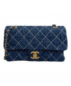 CHANELシャネル）の古着「デニムマトラッセ25」｜ネイビー