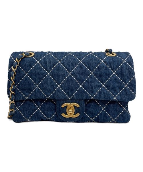 CHANEL（シャネル）CHANEL (シャネル) デニムマトラッセ25 ネイビー サイズ:-の古着・服飾アイテム