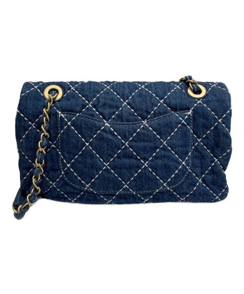 CHANEL（シャネル）CHANEL (シャネル) デニムマトラッセ25 ネイビー サイズ:-の古着・服飾アイテム