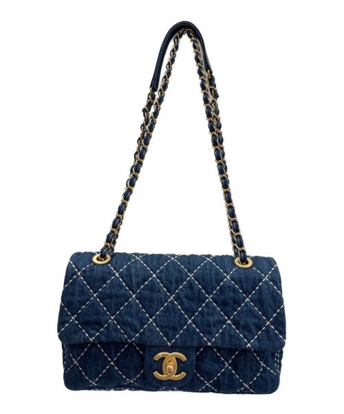 CHANEL（シャネル）CHANEL (シャネル) デニムマトラッセ25 ネイビー サイズ:-の古着・服飾アイテム