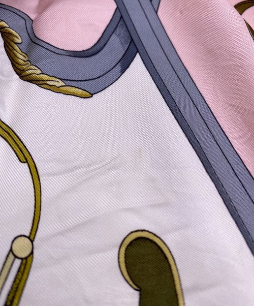 HERMES（エルメス）HERMES (エルメス) カレ90 ピンク サイズ:90の古着・服飾アイテム