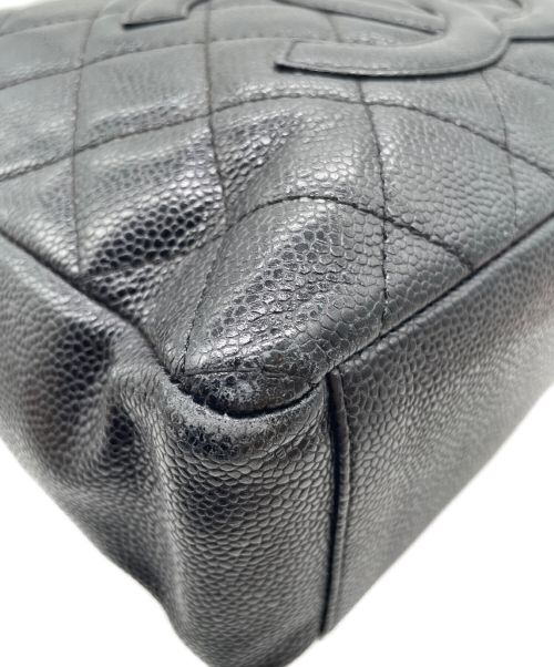 CHANEL（シャネル）CHANEL (シャネル) キャビアスキンマトラッセチェーンバッグ ブラック サイズ:-の古着・服飾アイテム