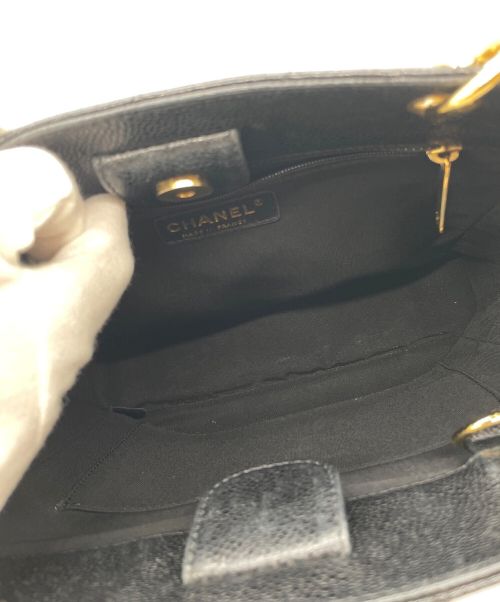 CHANEL（シャネル）CHANEL (シャネル) キャビアスキンマトラッセチェーンバッグ ブラック サイズ:-の古着・服飾アイテム