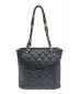 CHANEL (シャネル) キャビアスキンマトラッセチェーンバッグ ブラック サイズ:-：188000円