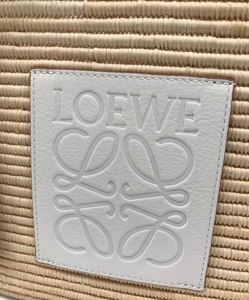LOEWE（ロエベ）LOEWE (ロエベ) スクエアバスケットバッグ ベージュ サイズ:スモールの古着・服飾アイテム