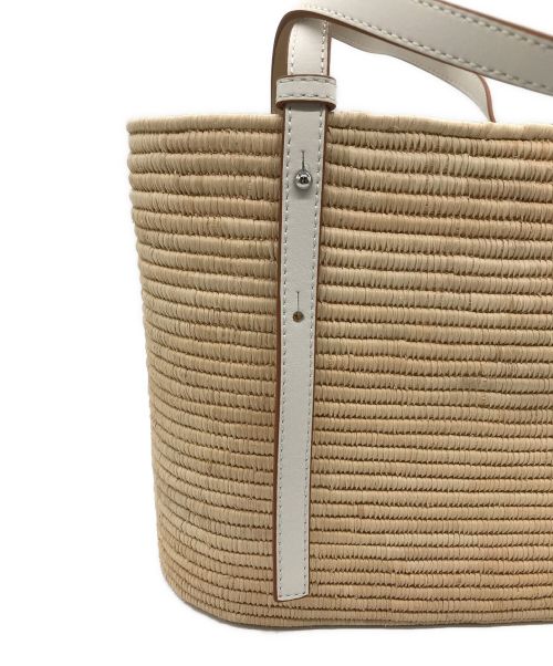 LOEWE（ロエベ）LOEWE (ロエベ) スクエアバスケットバッグ ベージュ サイズ:スモールの古着・服飾アイテム