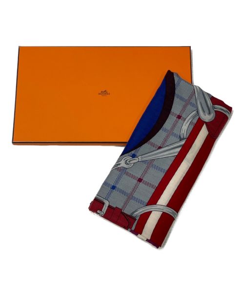 HERMES（エルメス）HERMES (エルメス) カレ140 ボルドー サイズ:140の古着・服飾アイテム